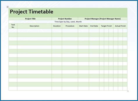 Project Tracker Template に対する画像結果