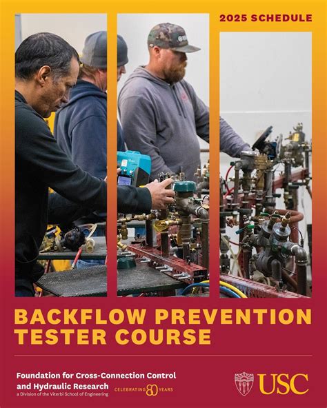 Afbeeldingsresultaten voor USC Backflow Testing Procedures