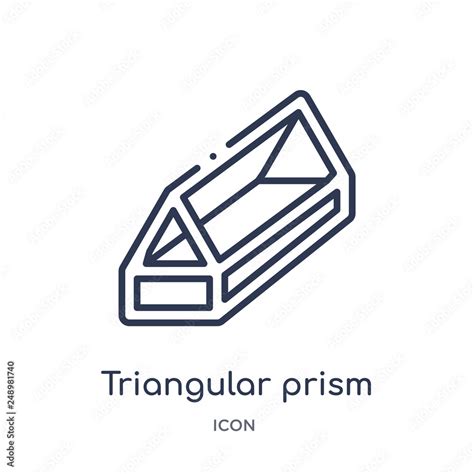 Toradh íomhá ar Triangular Prism Black and White