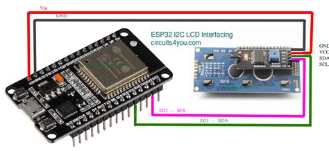 Image result for Esp32 LCD I2C