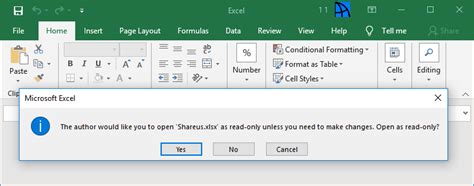 How to Edit a Read-Only Excel File에 대한 이미지 결과