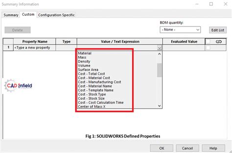 Toradh íomhá ar How to Link SolidWorks Part Properties to Assembly