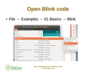 Toradh íomhá ar Arduino IDE Blink