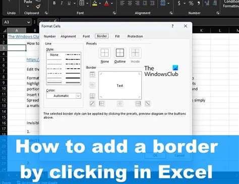 Image result for How to Add Border On Excel
