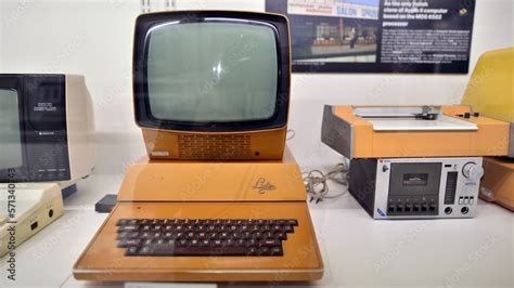 Warsaw, Poland. 10 February 2023. Inside the Apple Museum. Lidia ...