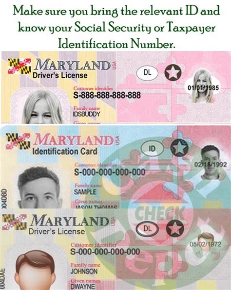 Image result for Check Cashing Identification Card