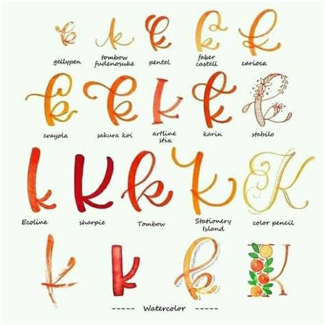 Image result for K Lettering
