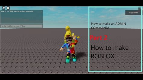 How to Make Your Own Commands in Roblox に対する画像結果