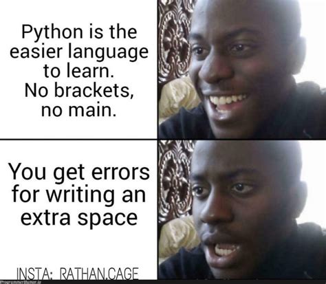Image result for No Crying in Python Meme