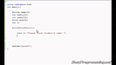 Simple Program of Array in C++ に対する画像結果