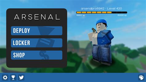 Image result for Arsenal Main Menu Roblox