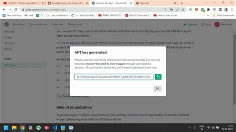 Image result for How to Add Chatgpt API Key