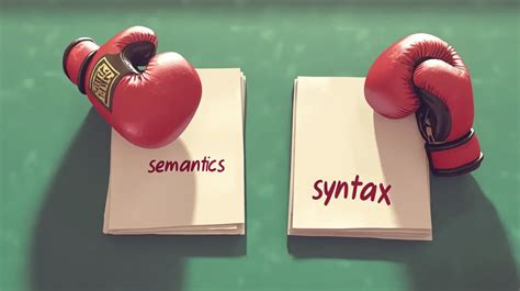 Toradh íomhá ar Syntax and Semantics Difference