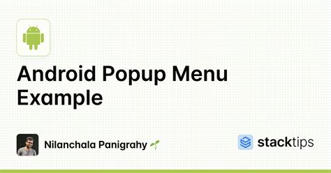 Image result for Android Options Menu vs Android PopupMenu