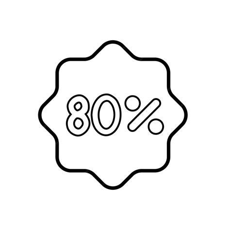 Image result for 80% Icon