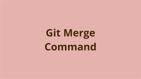 Toradh íomhá ar Git Merge Syntax