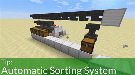 Toradh íomhá ar Sorting System Minecraft 1.8.9