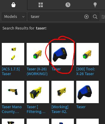 Image result for Roblox Taser Gun