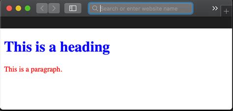 Image result for HTML Text Color H1