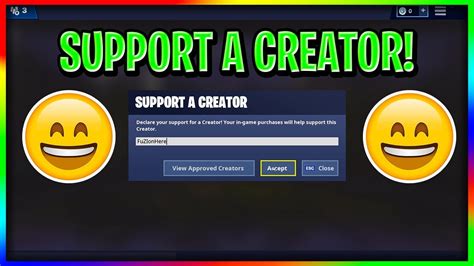 Image result for How to Get Free Support a Creator Code