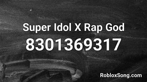 Image result for Rap God Roblox ID