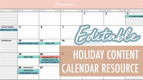 YouTube Content Calendar Template に対する画像結果