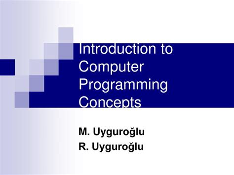 Image result for Introduction to Programming Concepts