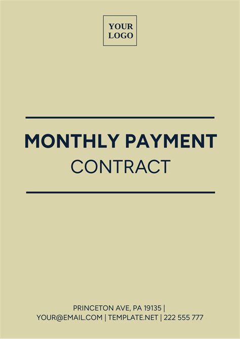Image result for Contractor Payment Contract Template