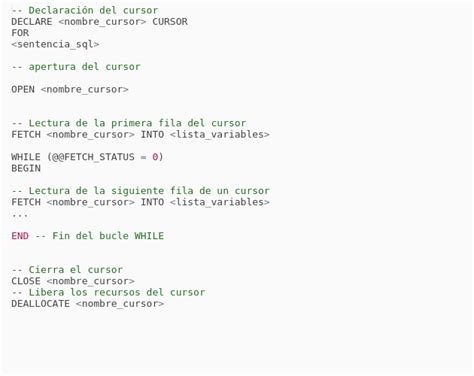 Afbeeldingsresultaten voor Cursor Is SQL