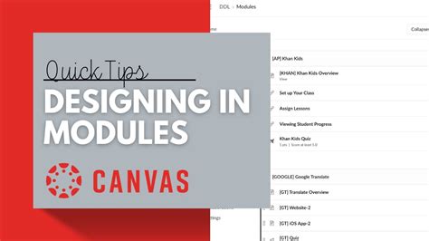 Image result for Canvas Module Layout