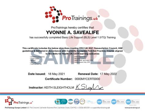 Image result for Basic Life Support Certificate