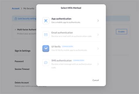 MFA Authentication UI/UX に対する画像結果