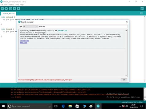 Image result for Arduino Esp8266 Board Files for Arduino IDE