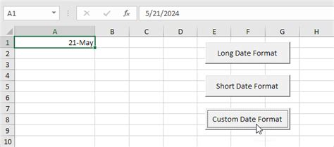 Image result for VBA Code Date Format