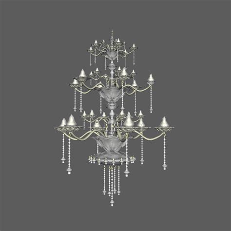 Crystal Chandelier 3D Model