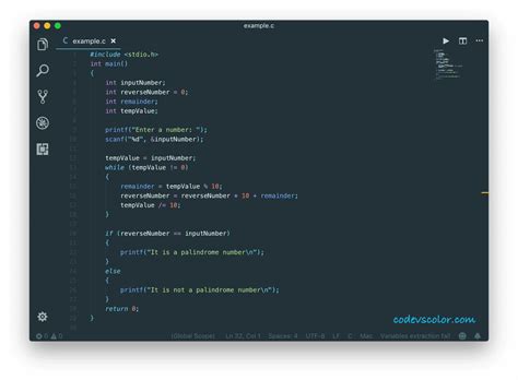 Image result for Palindrome Number Code in C