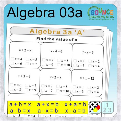 Image result for Algebra Worksheets