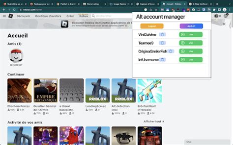 Image result for How to Use Alt Accounts On Roblox
