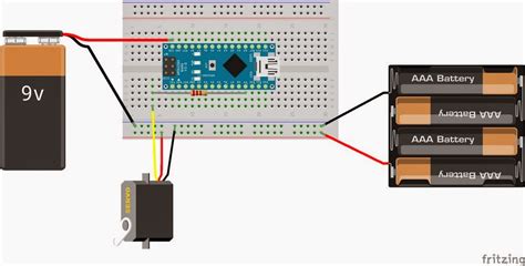 Image result for 6V Servo with Arduino