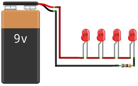 Toradh íomhá ar Symbol of LED in Circuit Diagram