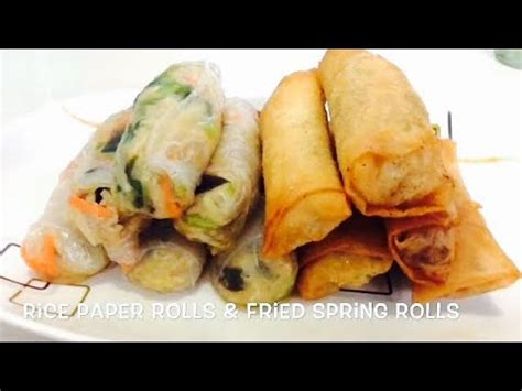 Image result for Rice Paper Spring Rolls Fried
