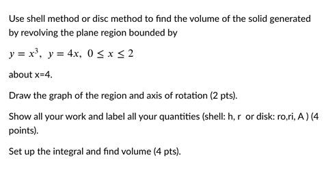 Image result for When to Use Volume by Shells and by Disk