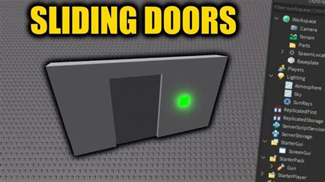 Automatic Door in Roblox Studio に対する画像結果