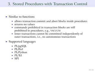 Transaction in Pgsql に対する画像結果