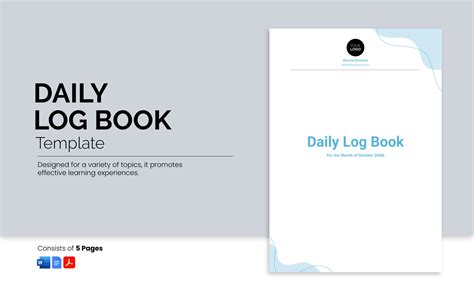 Image result for Free Log Book Template