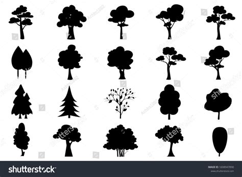 Image result for Tree Symbol Black and White