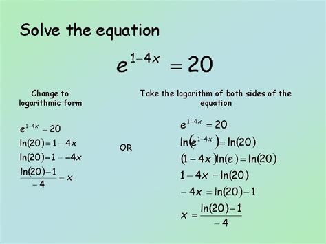 Image result for Equation in Logarithmic Form