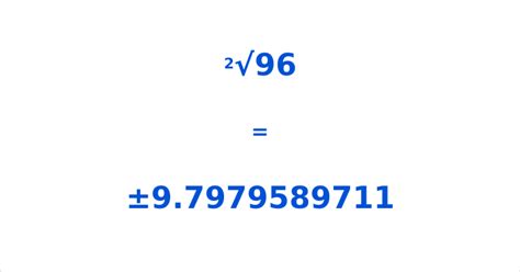 Image result for Square Root of 96 Radical Form