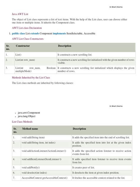 Image result for Java AWT colorList