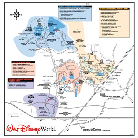 Walt Disney World Transportation Map に対する画像結果